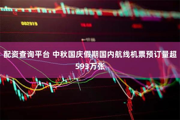 配资查询平台 中秋国庆假期国内航线机票预订量超593万张